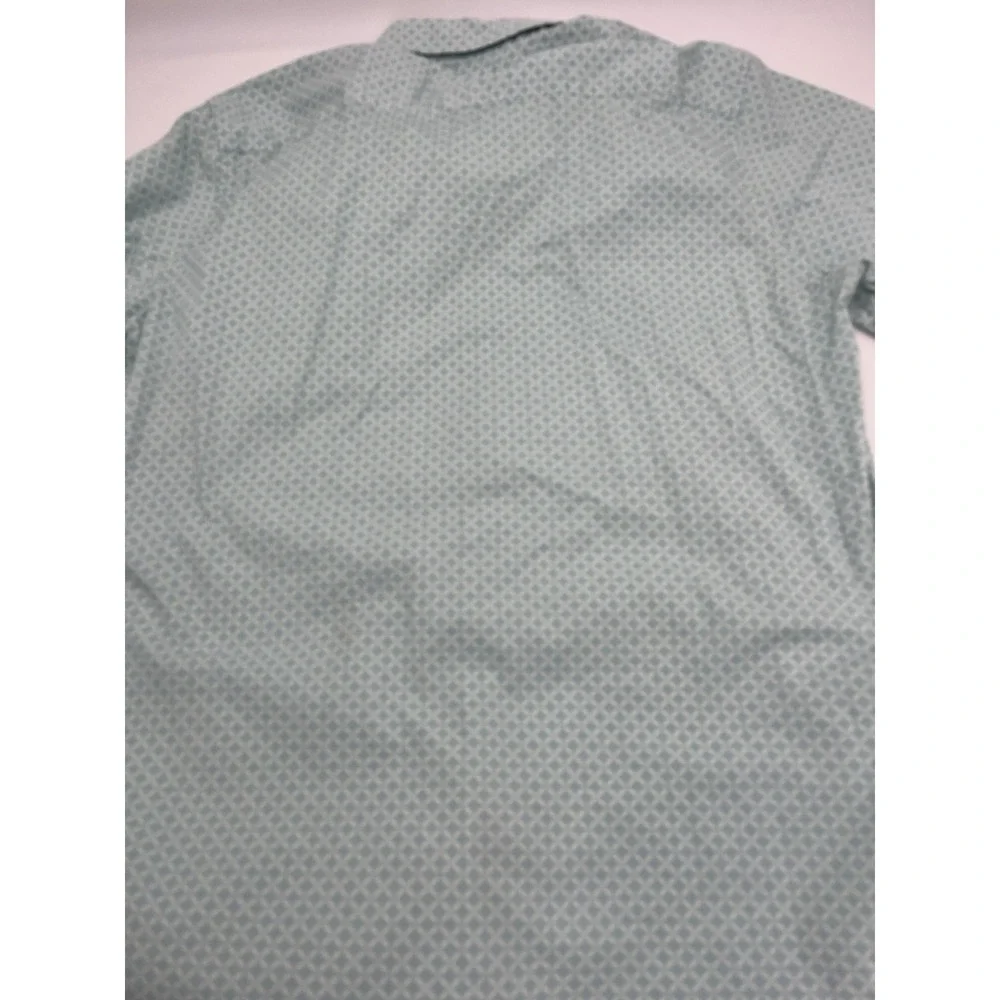 Lee Button Up Shirt Mens XL Stretch Geometric Print Short Sleeve EC - Picture 3 of 3